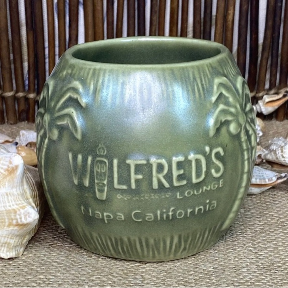 Wilfred's Lounge Bar Tiki Bar Mug Tiki Farm First Edition Napa California